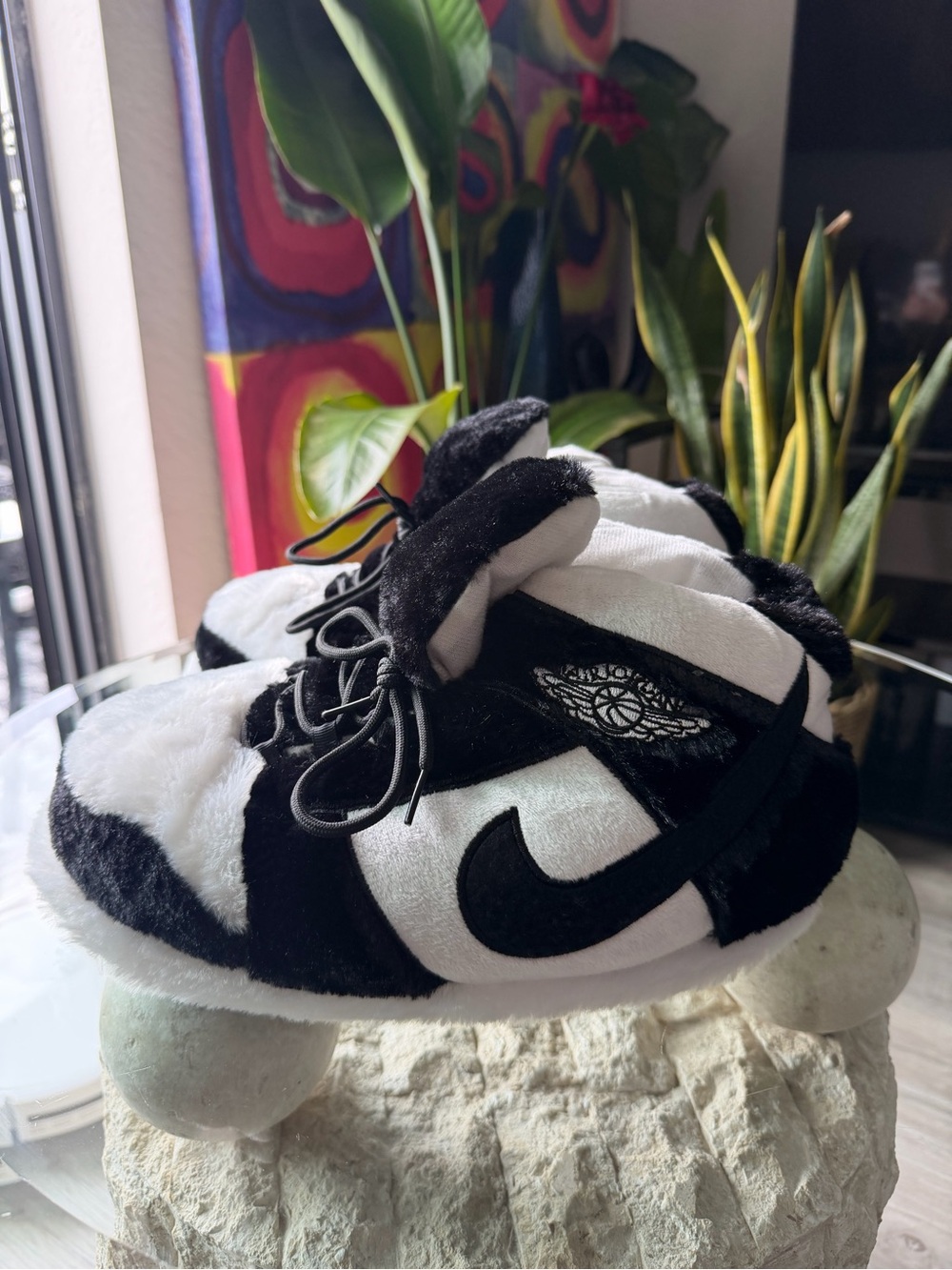 NEW Nike Dunk Slippers Air Jordan Unisex Panda One Size Fits All